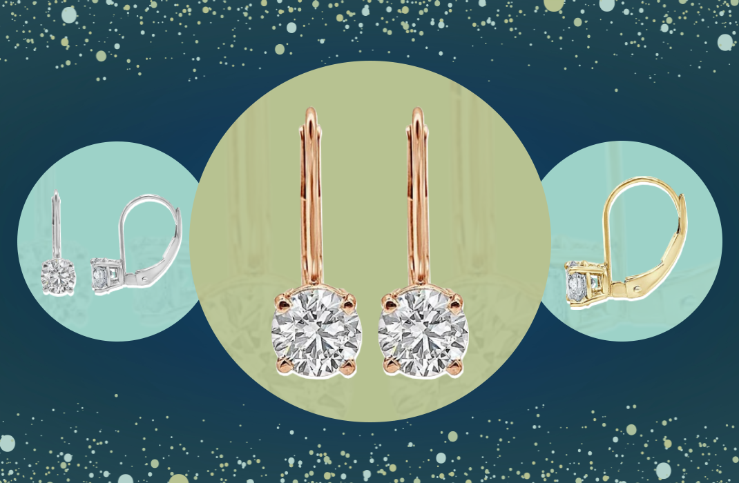 How Do Leverback Earrings Work? Is It Safe? Yellow & White Gold Options