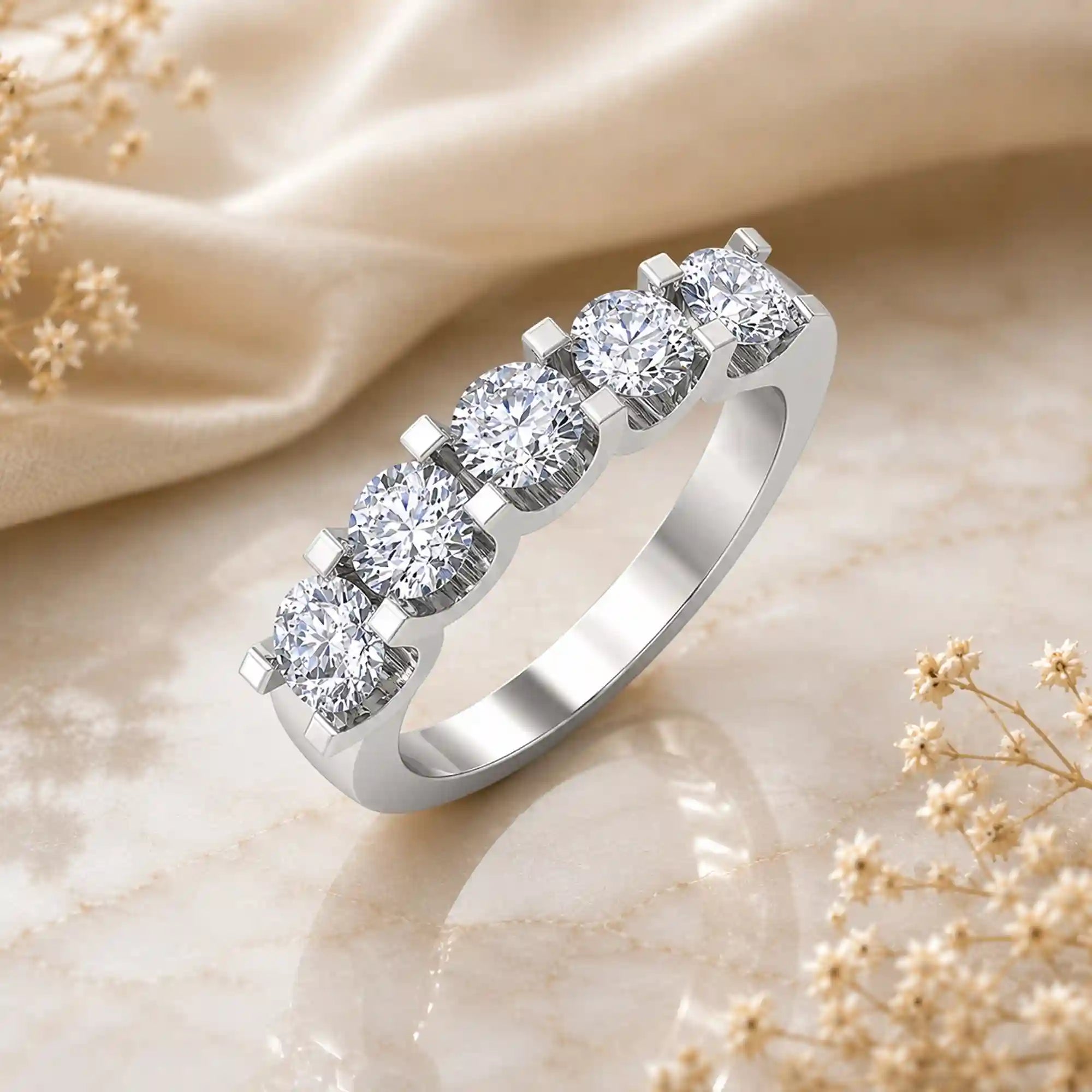 Five Stone Diamond Ring