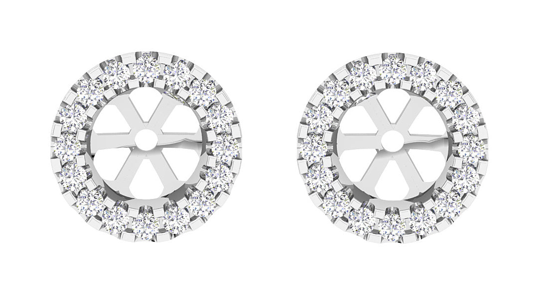 14KWhiteGoldDiamondJcketEarring