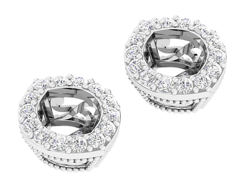14KWhiteGoldJacketEarring