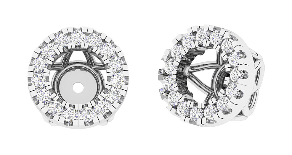 14KWhiteGoldJacketEarring