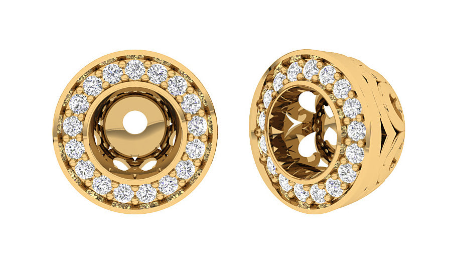 14KYellowGoldJacketEarring