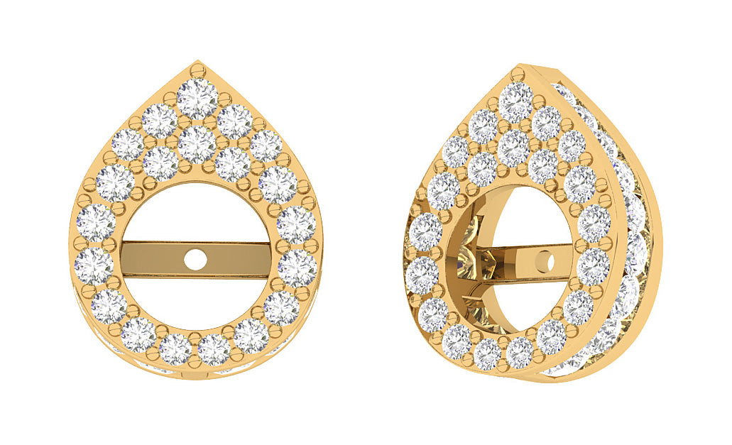 14KYellowGoldGenuineDiamondEarring