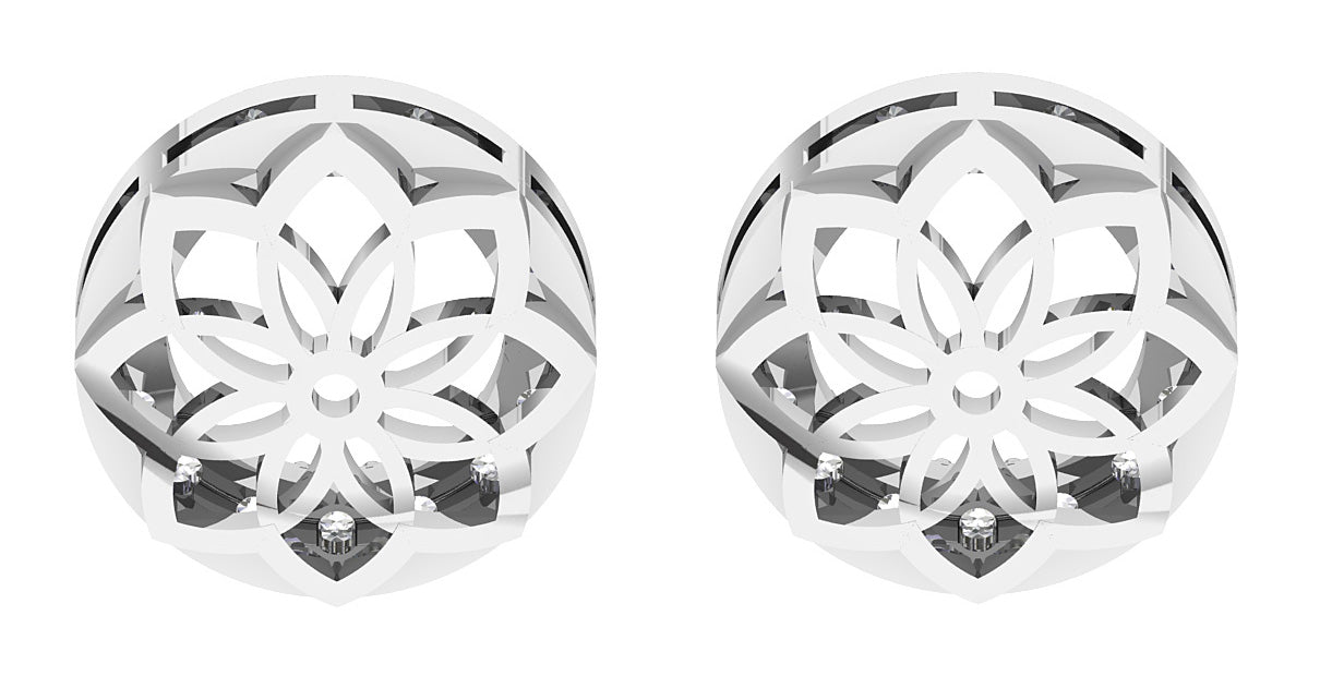 14KWhitegoldDiamondEarring