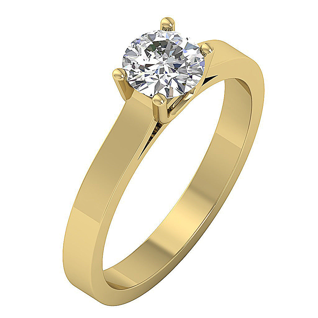 Stunning 2.00ct lab-grown diamond in 14K yellow gold setting