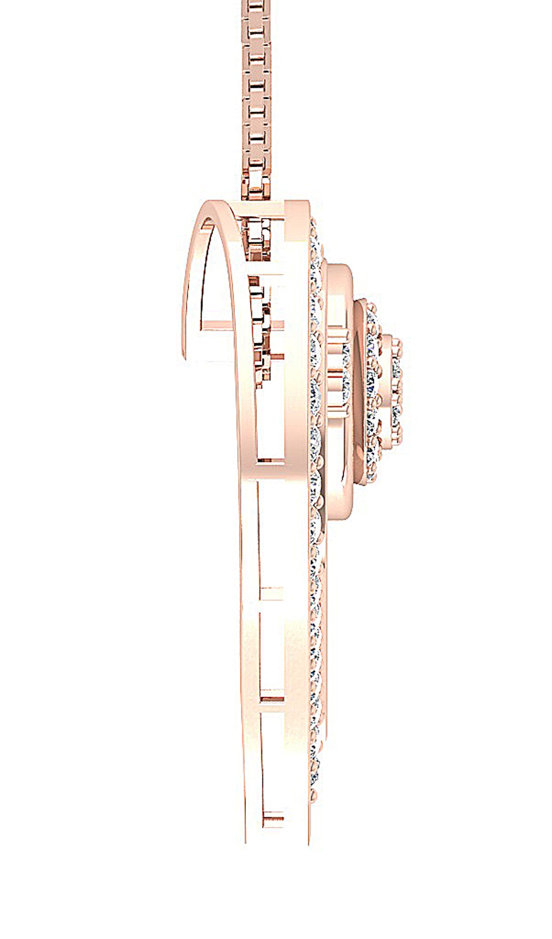 14kGoldRoundDiamondPendant