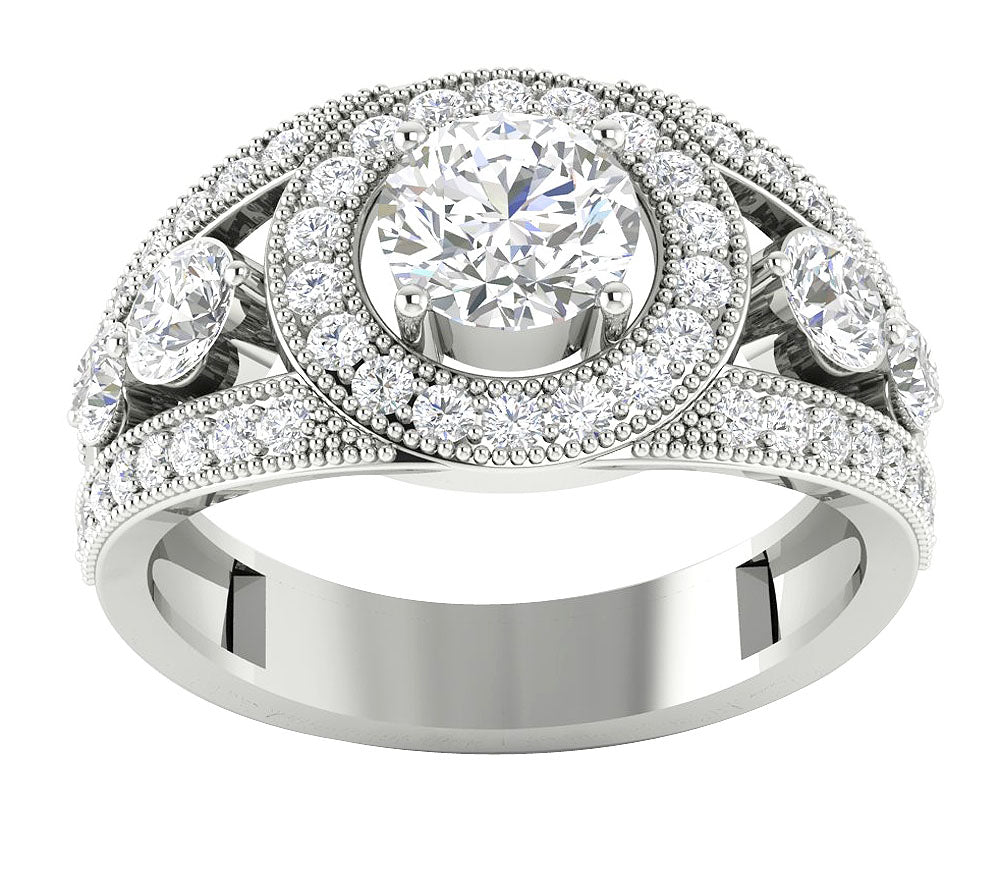 14kGoldNaturalDiamondEngagementRing