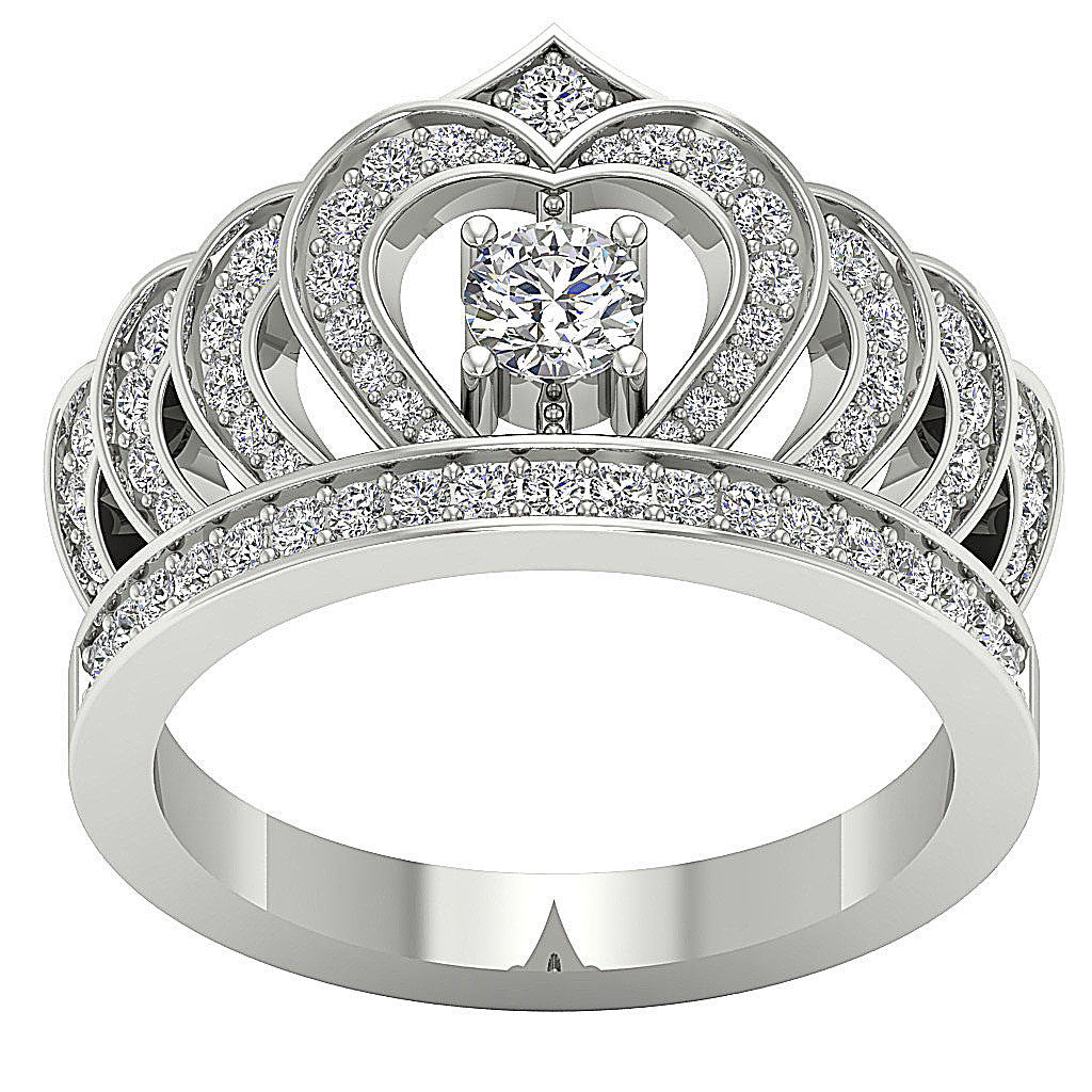 14kGoldNaturalDiamondEngagementRing