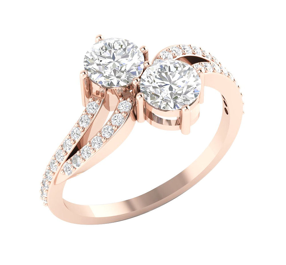 14kRoseGoldAntiqueStyleAnniversaryRing