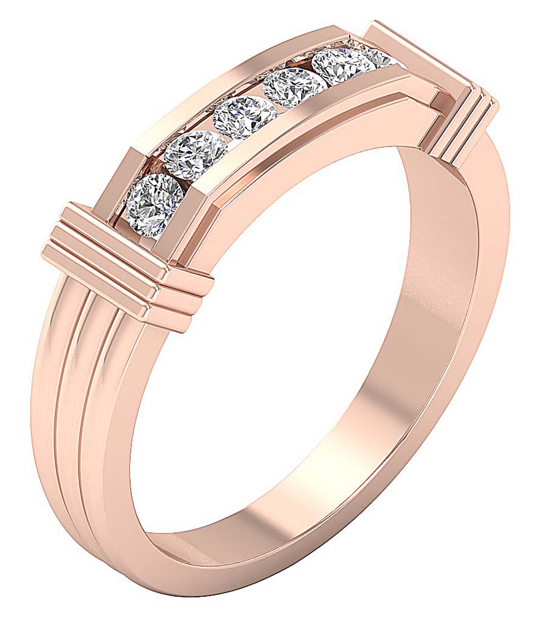 14kRoseGoldDesignerUniqueEngagementRing
