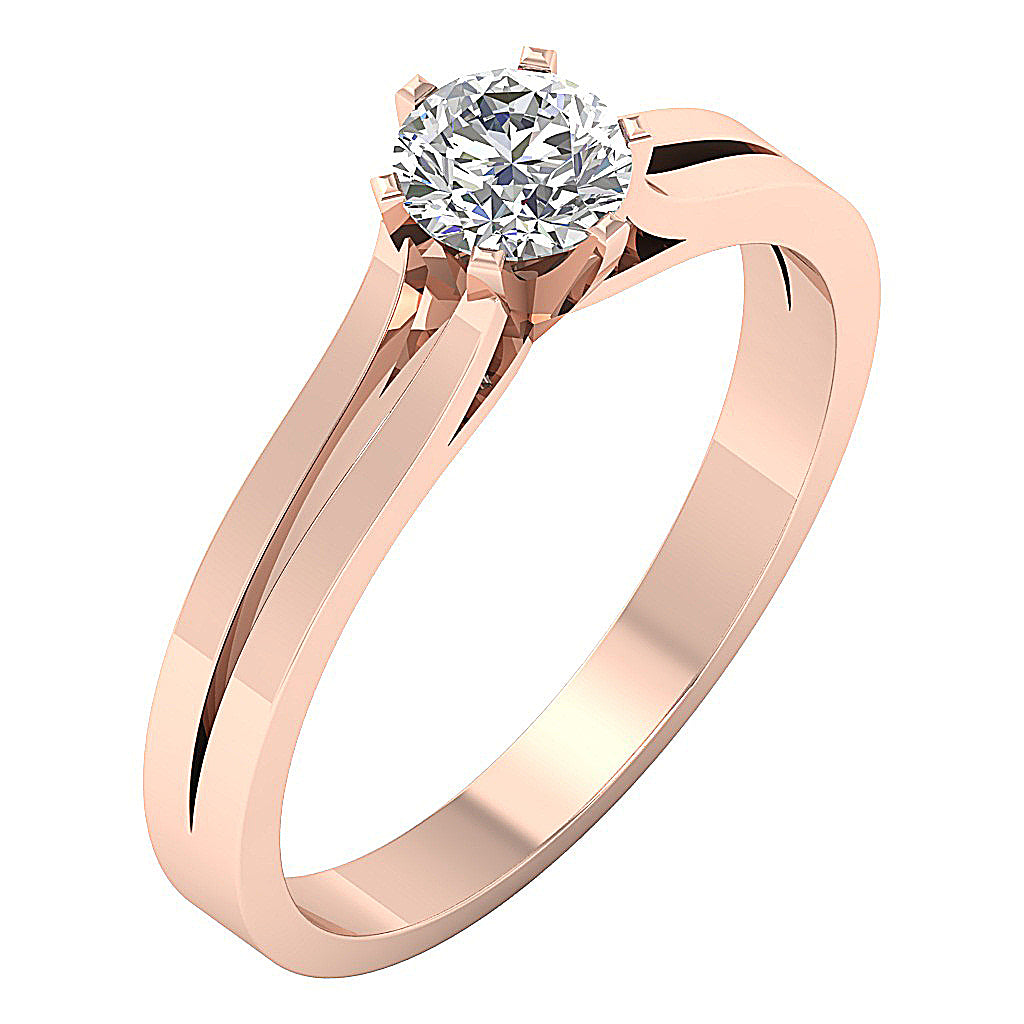 14kRoseGoldWeddingRingSet