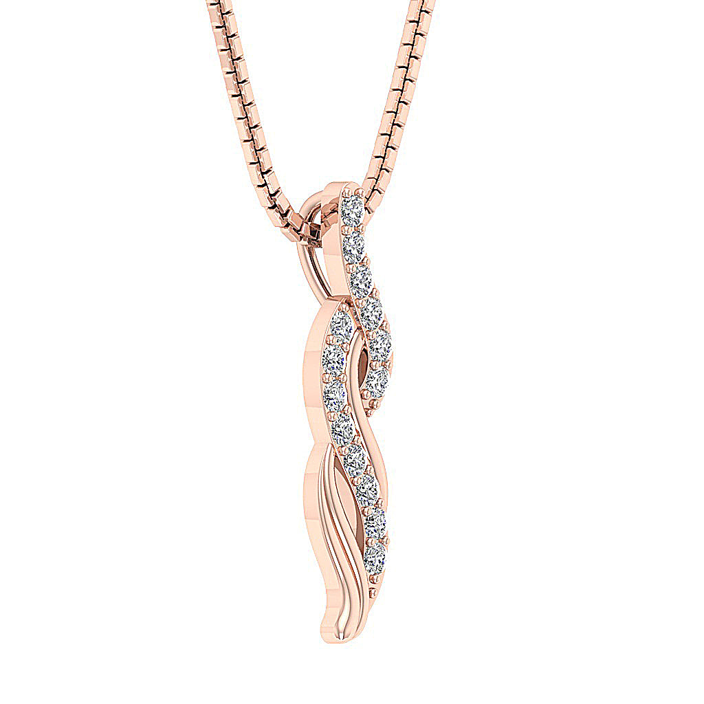 14kRoseGoldFashionAnniversaryPendants