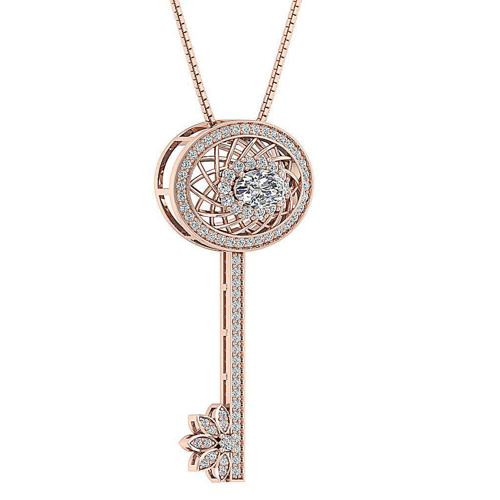 14kRoseGoldFashionAnniversaryPendants