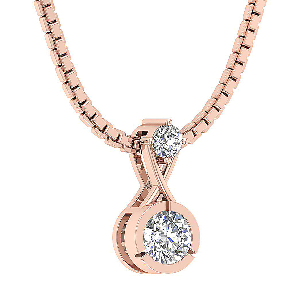 14kRoseGoldFashionAnniversaryPendants