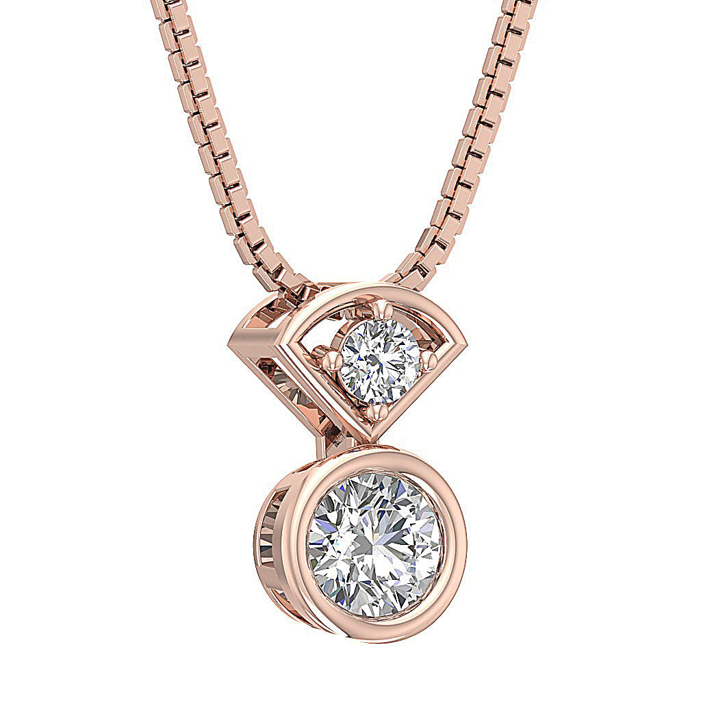 14kRoseGoldFashionAnniversaryPendants