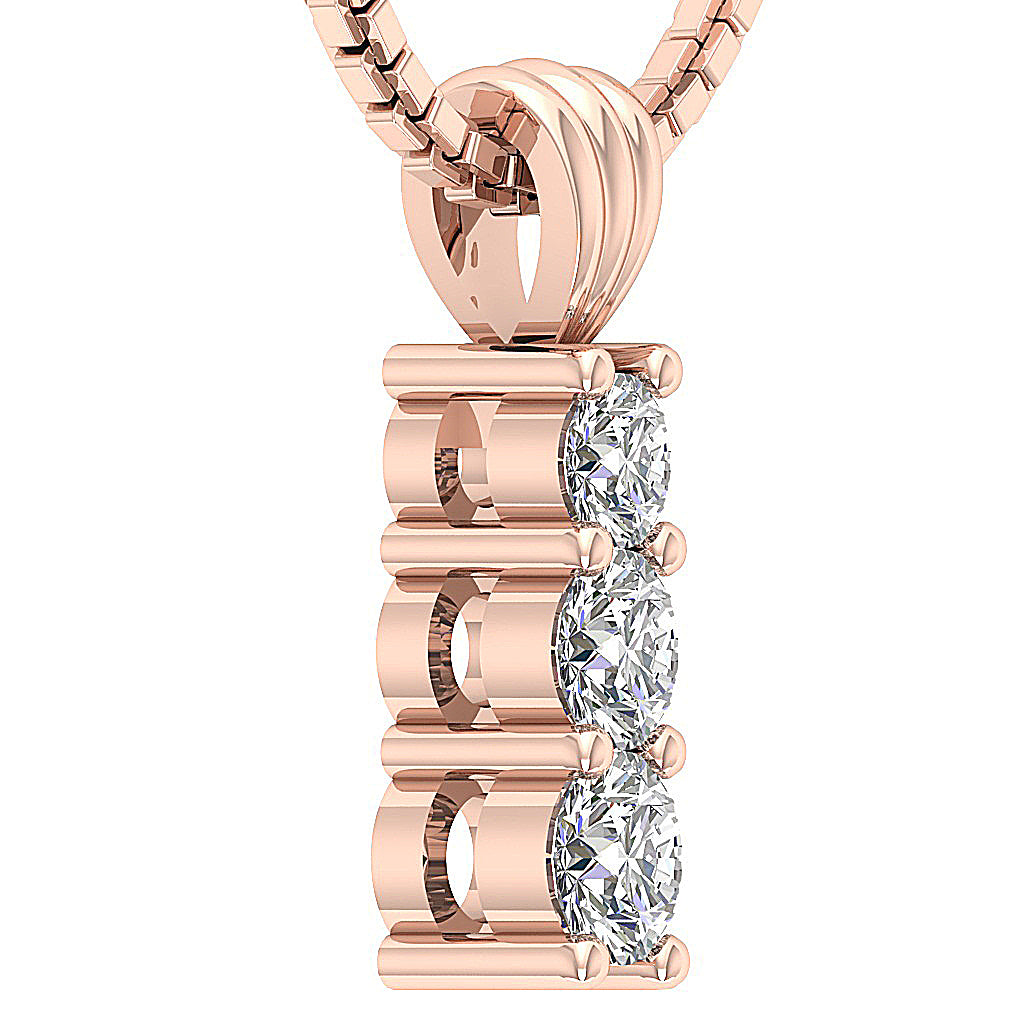 14kRoseGoldAnniversaryJourneyPendant