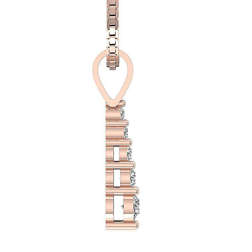 14kSolidGoldNaturalDiamondPendants