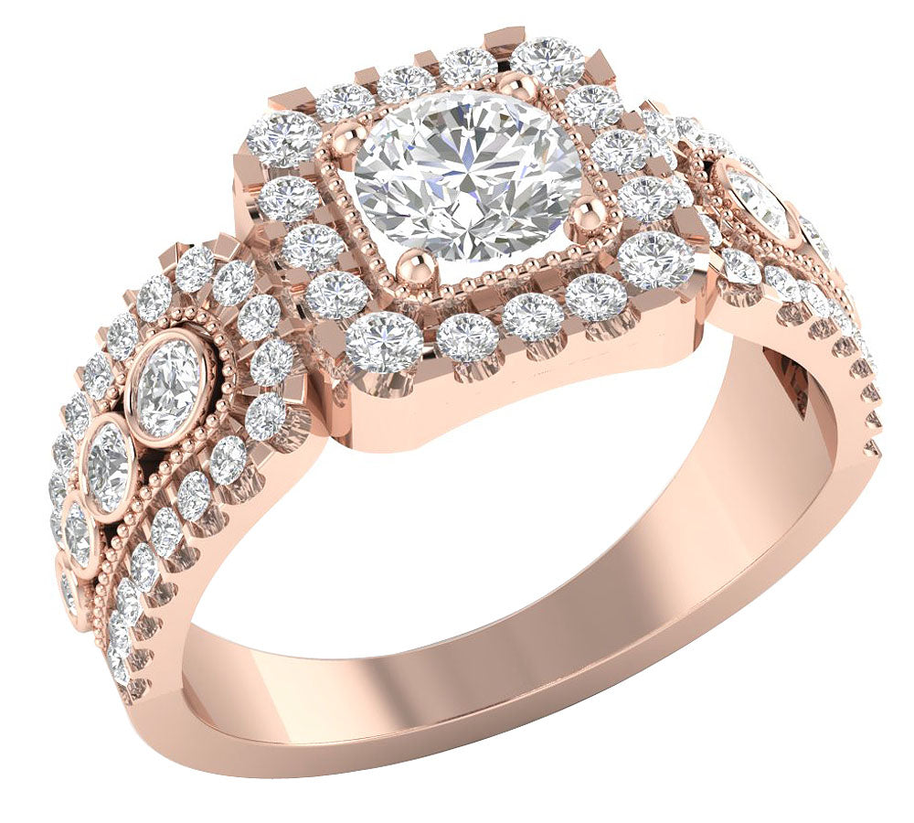 14kRoseGoldNaturalDiamondEngagementRing