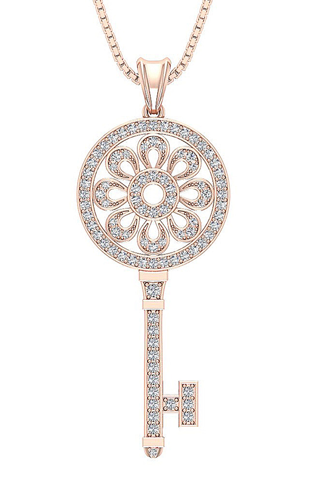 14kRoseGoldCirclePendants