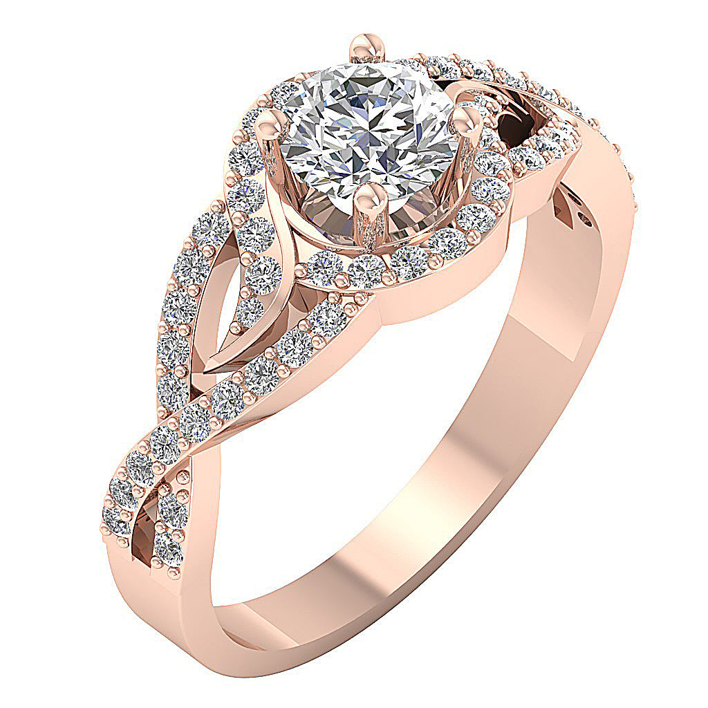 14kRoseGoldProngSetEngagementRing