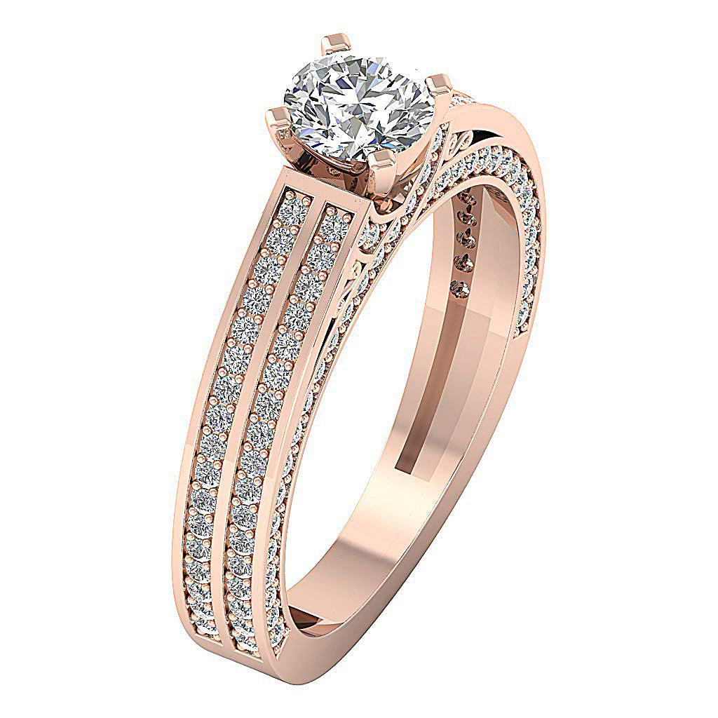 14kRoseGoldProngSetEngagementRing