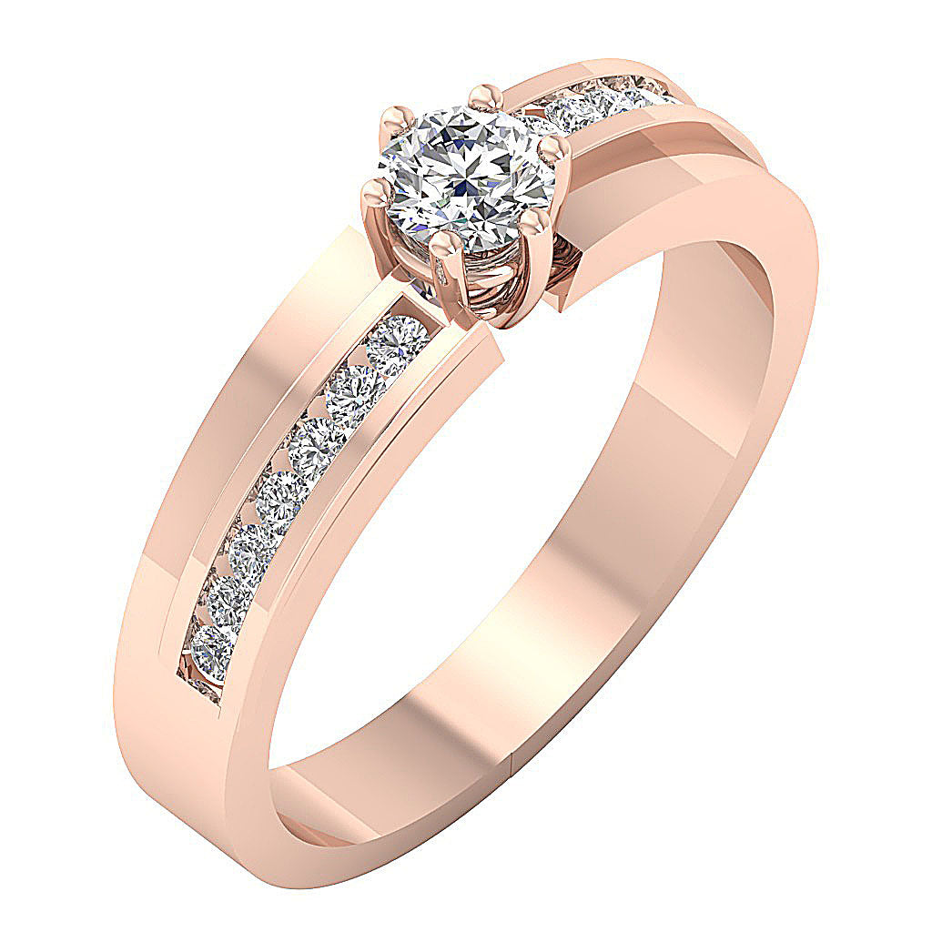 14kRoseGoldProngSetEngagementRing