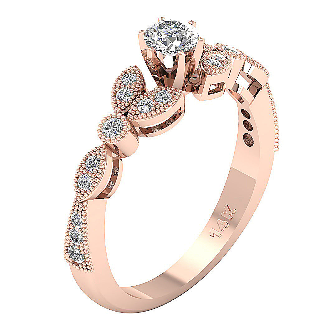 SideView14kRoseGoldVintageAnniversaryRing