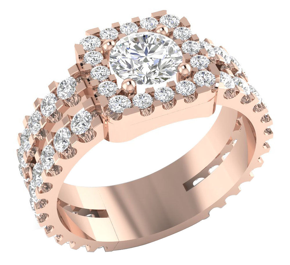 14kRoseGoldVintageEngagementRing