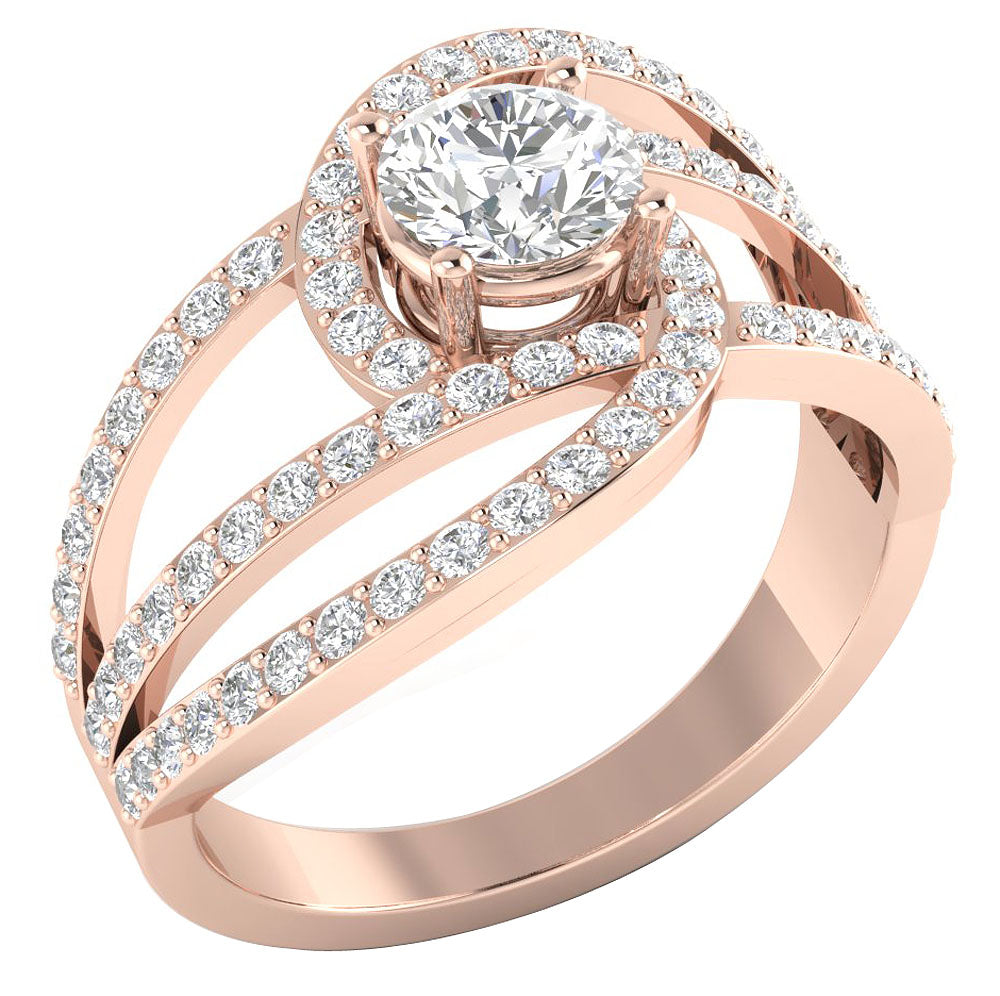 SideView14kRoseGoldVintageAnniversaryRing