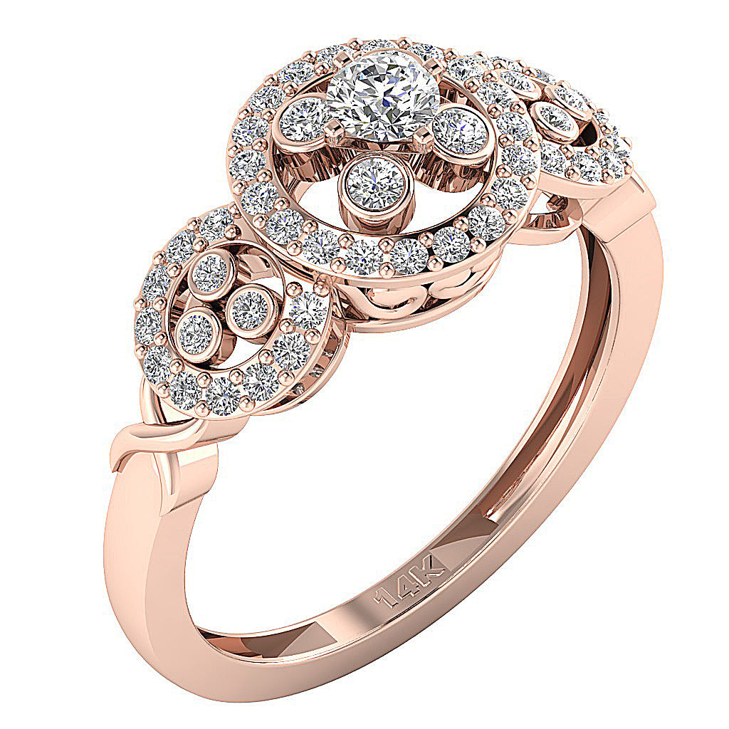 SideView14kRoseGoldVintageAnniversaryRing