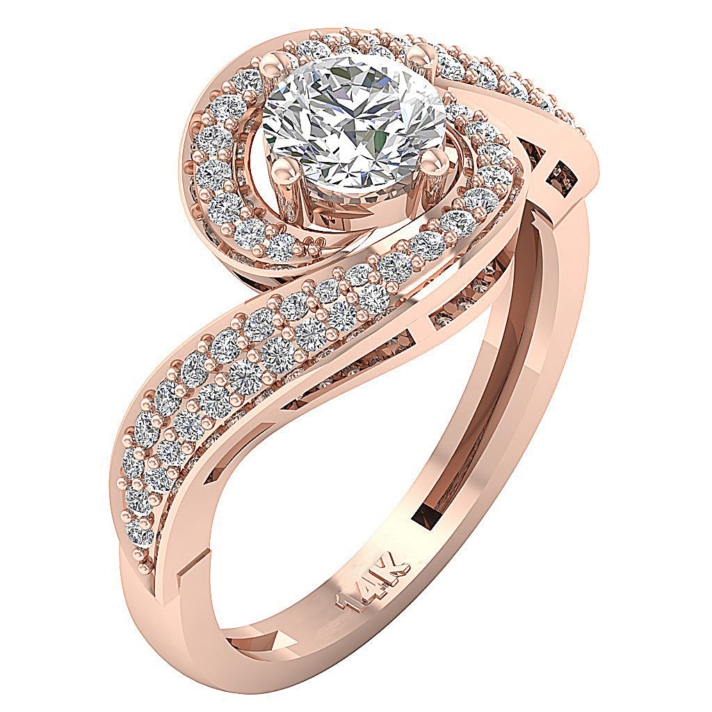 14kRoseGoldVintageWeddingRing