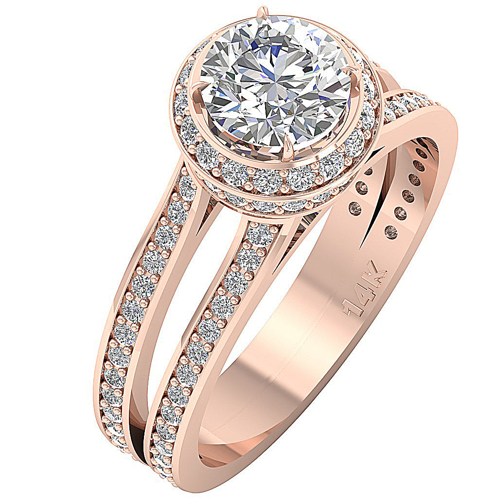 14kRoseGoldVintageEngagementRing