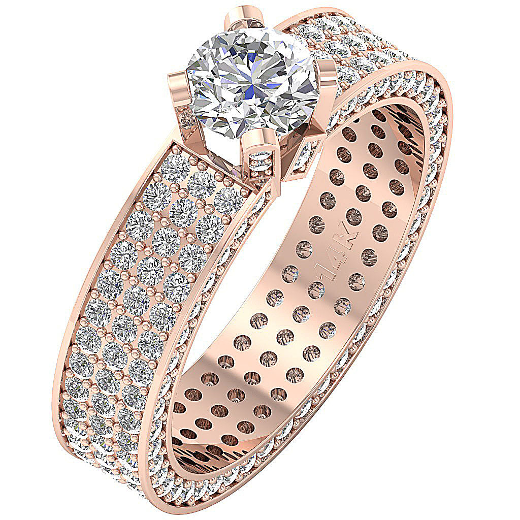 14kRoseGoldVintageEngagementRing