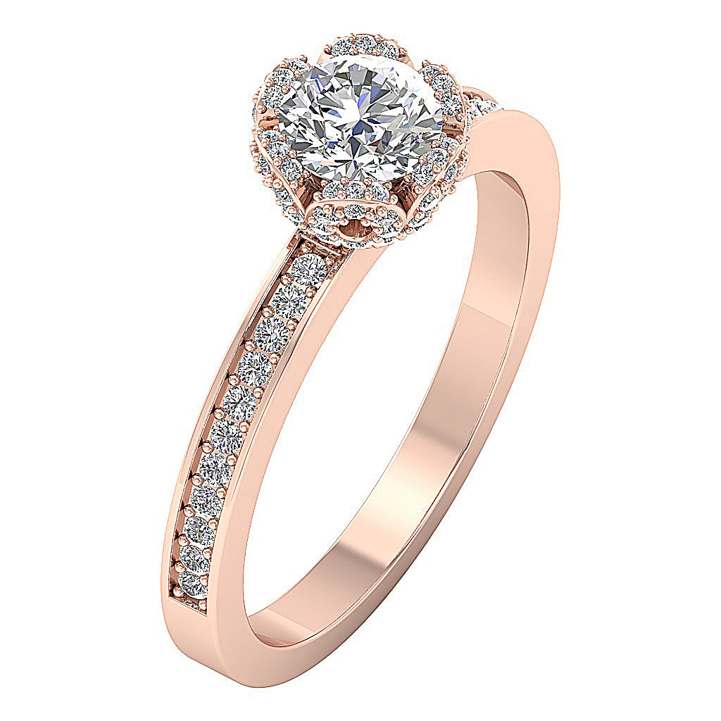 14kRoseGoldVintageEngagementRing