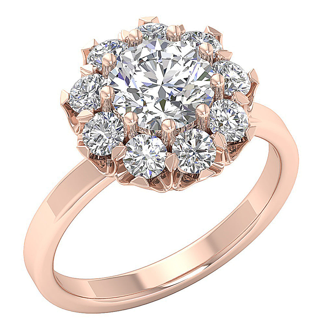 14kRoseGoldVintageEngagementRing
