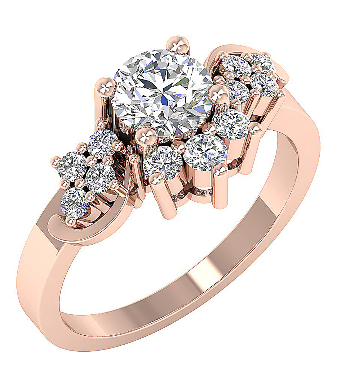 14kRoseGoldVintageEngagementRing