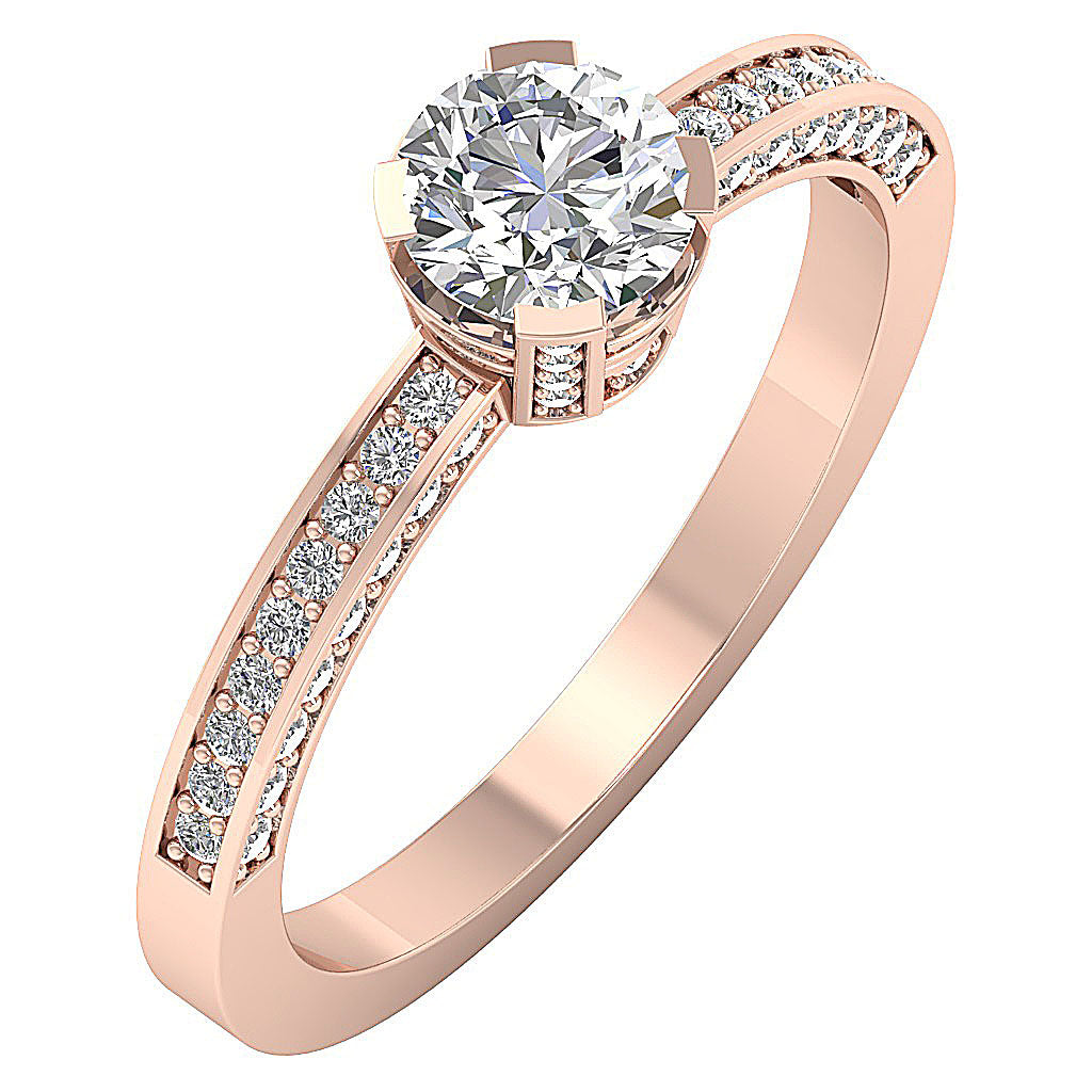 14kRoseGoldVintageStyleWeddingRing