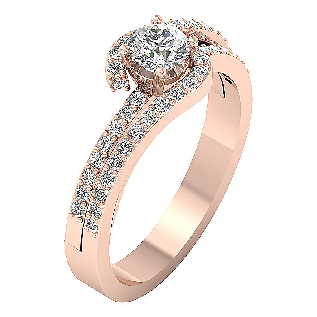 14kRoseGoldVintageStyleWeddingRing