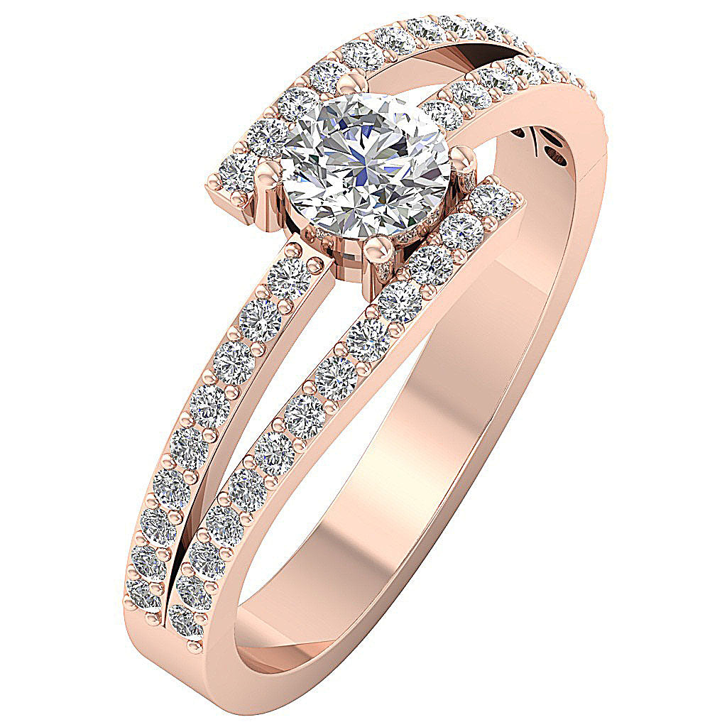 14kRoseGoldVintageStyleWeddingRing