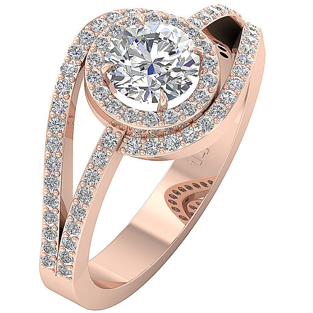 14kRoseGoldVintageStyleWeddingRing