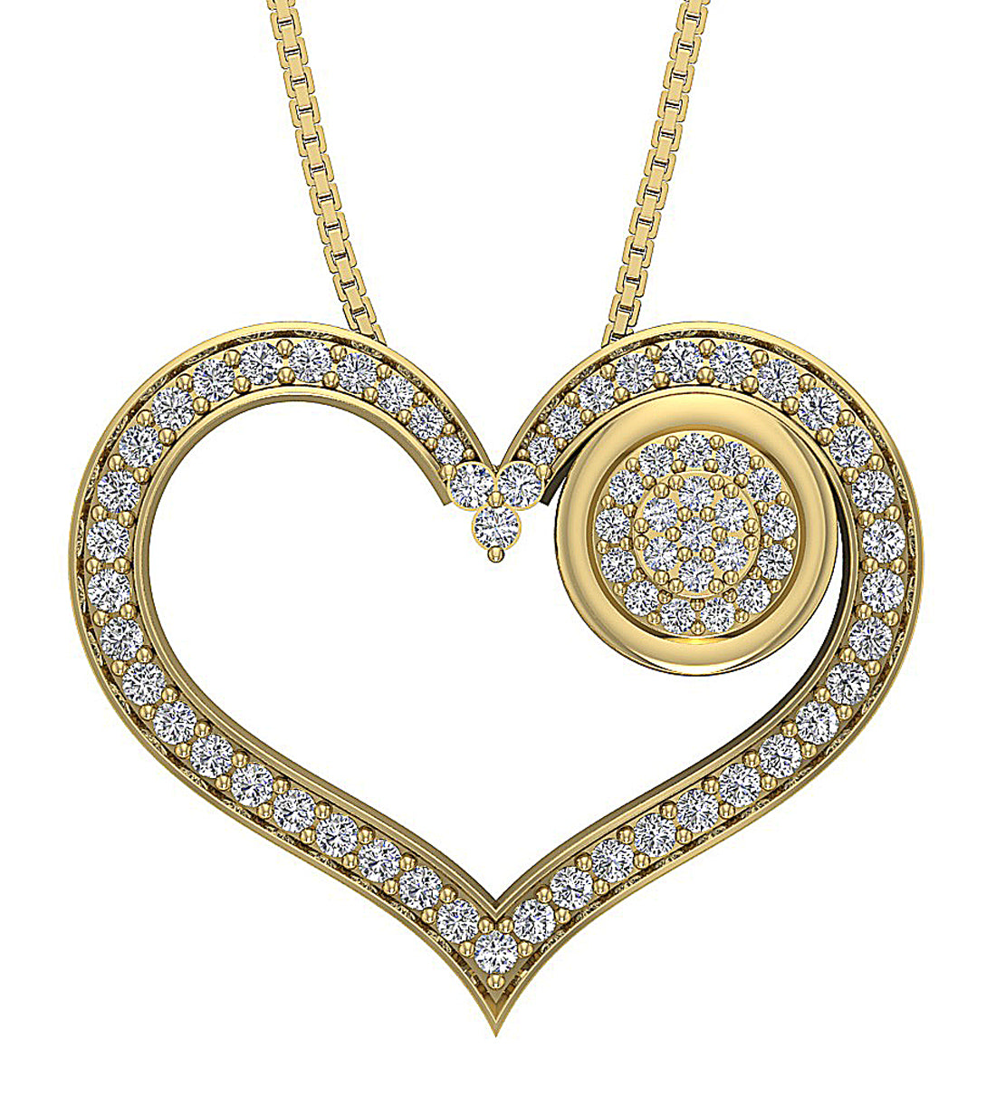 14kSolidGoldHeartPendant
