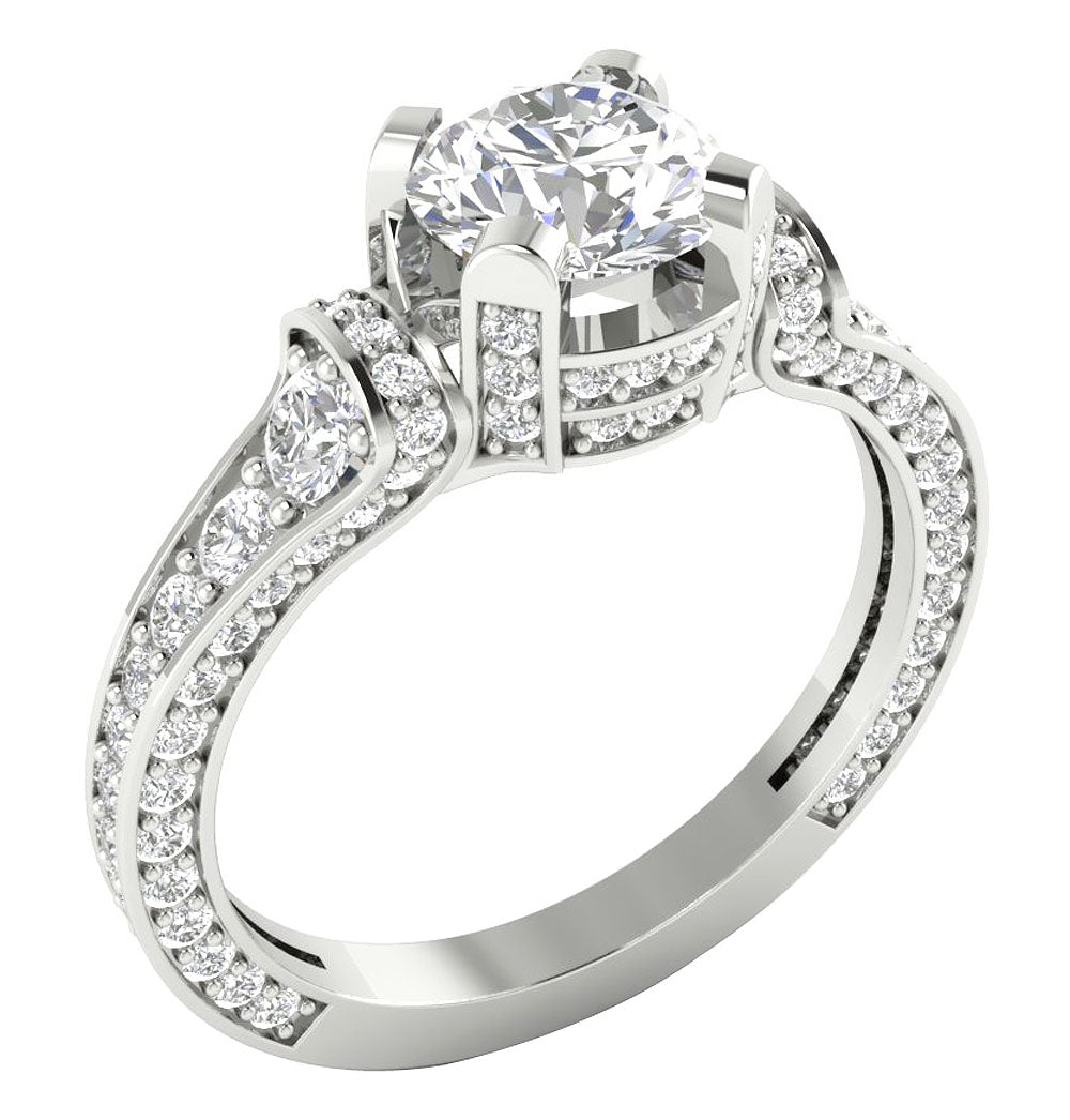 14kSolidGoldGenuineDiamondAnniversaryRing