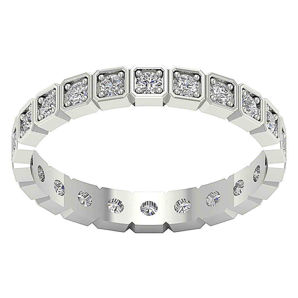 14kWhiteGoldDesignerEternityRingProngSet