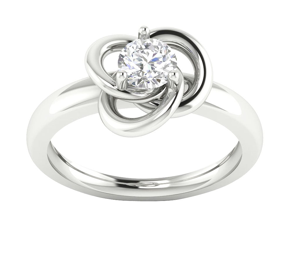 14kWhiteGoldRoundDiamondRing