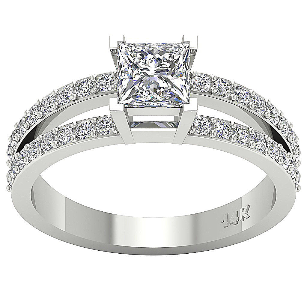 14kWhiteGoldRoundDiamondRing