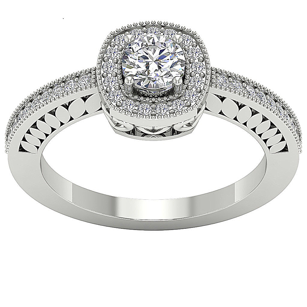 14kWhiteGoldRoundDiamondRing