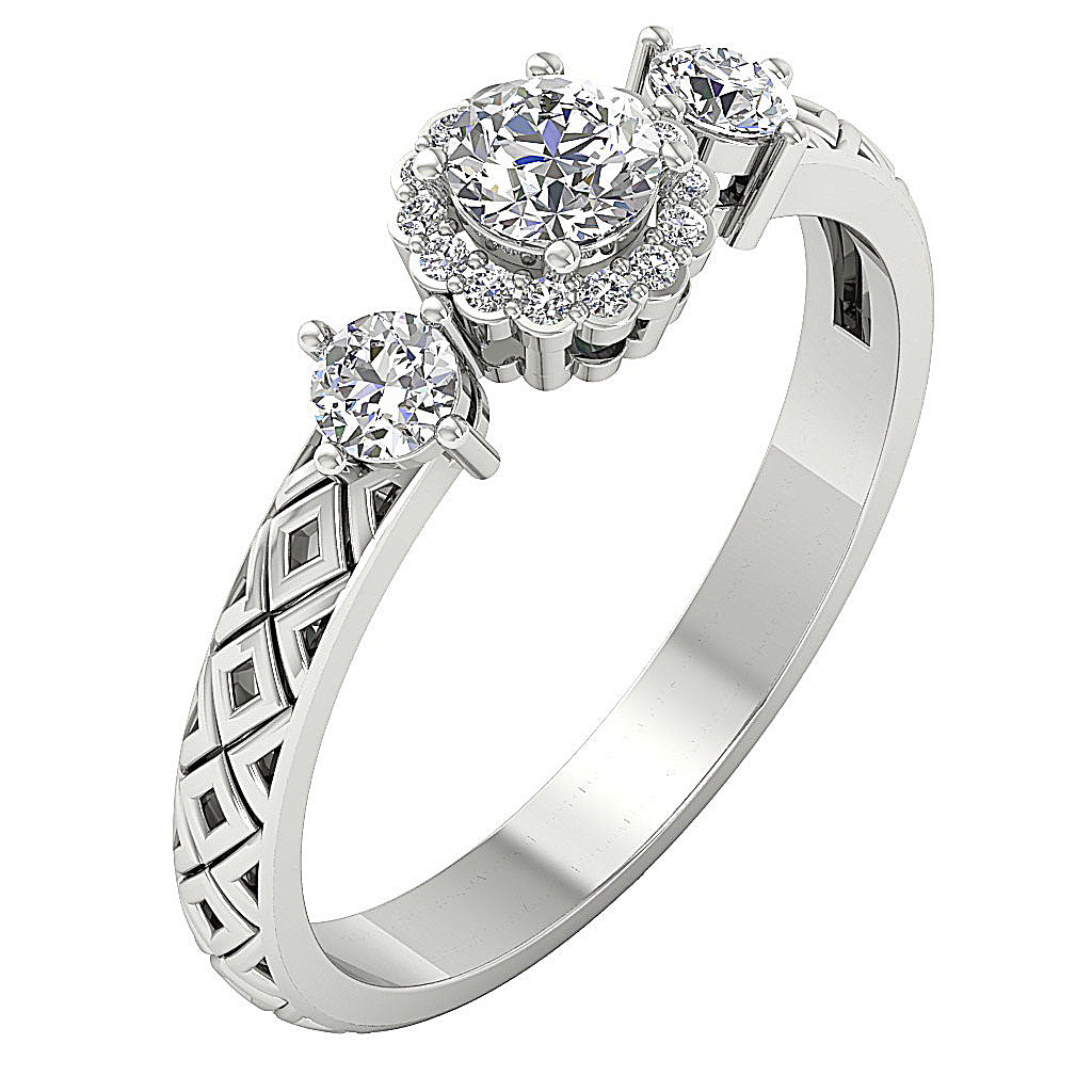 14kWhiteGoldNaturalDiamondRing