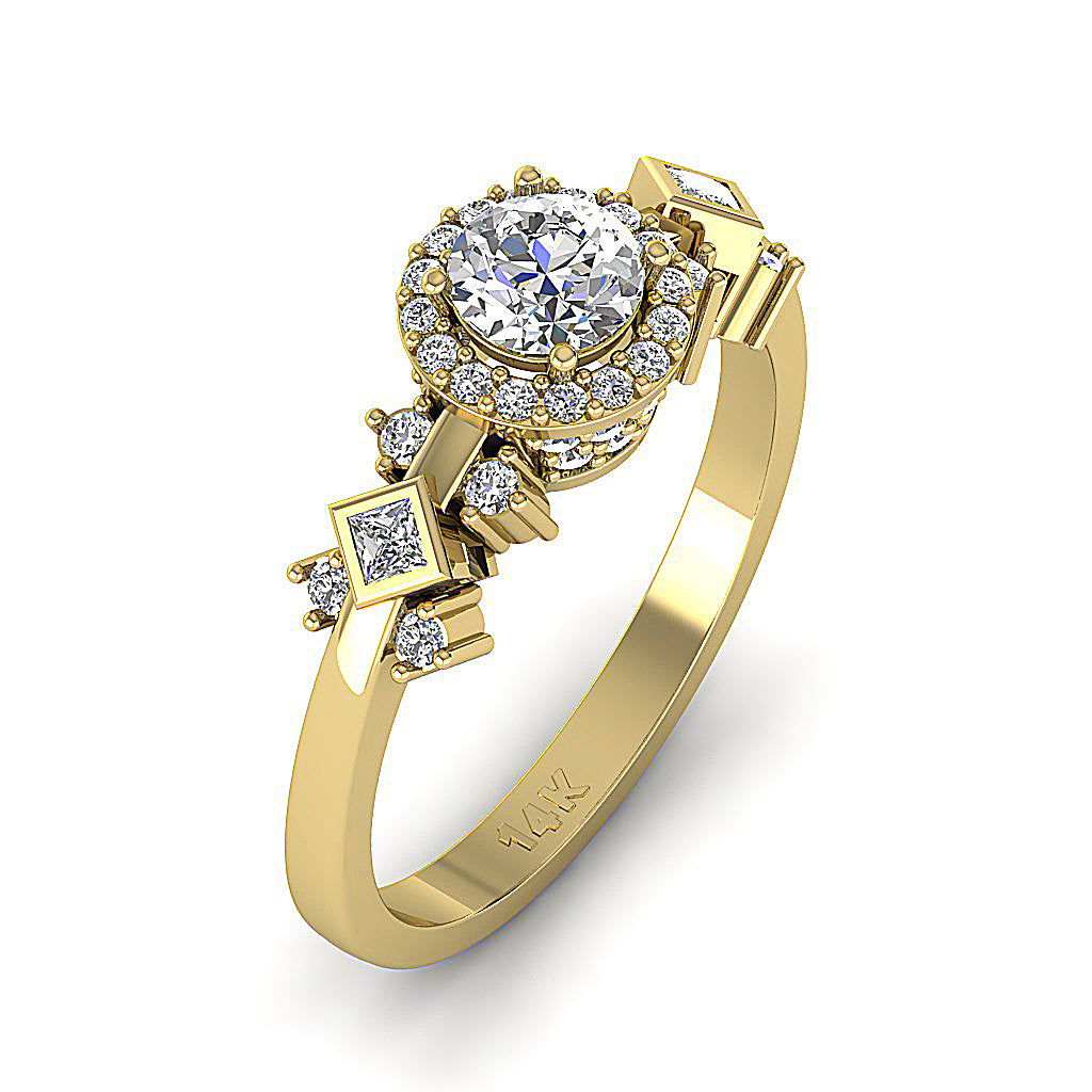 14kYellowGoldDesignerEngagementRing
