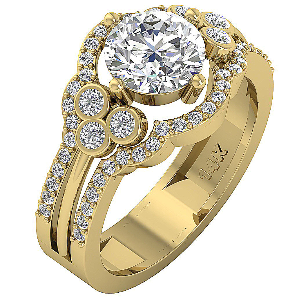 14kYellowGoldDesignerHaloEngagementRing