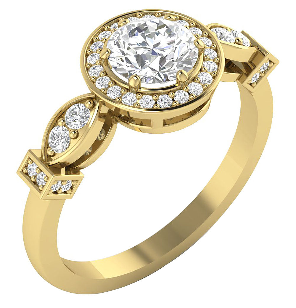 14kYellowGoldDesignerSingleSolitaireEngagementRing